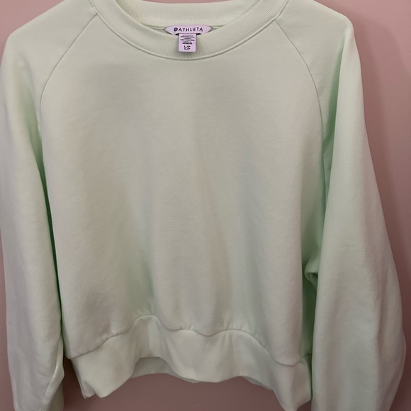 Athleta Women's Mint Tint Forever Fleece Sweatshirt - Picture 1 of 4